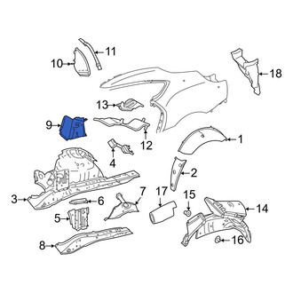 Toyota OE - Left Frame Stiffener