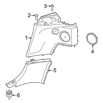 Toyota OE - Quarter Panel - Interior Trim