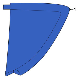 Toyota OE - Rear Left Quarter Glass
