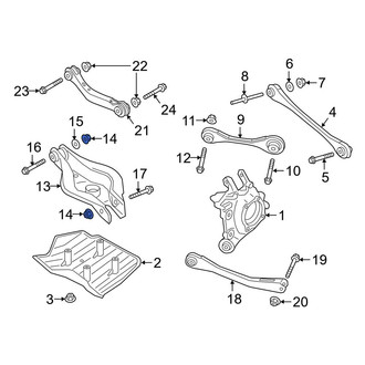 Toyota OE - Differential Housing Nut