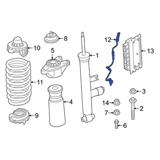 Toyota OE - Rear Suspension Self-Leveling Wiring Harness