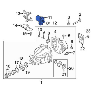 Toyota OE - Rear Differential Lock Motor