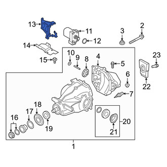 Toyota OE - Differential Lock Motor Bracket