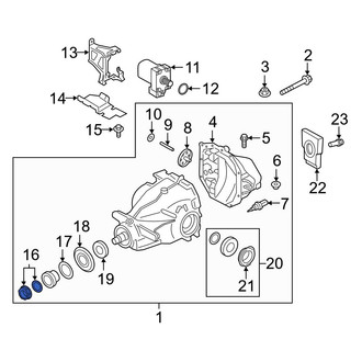 Toyota OE - Differential Drive Pinion Nut