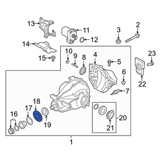 Toyota OE - Rear Inner Differential Drive Pinion Oil Deflector