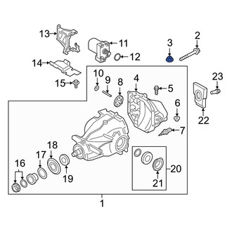 Toyota OE - Differential Housing Nut