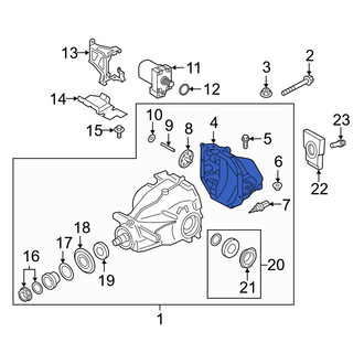 Toyota OE - Rear Differential Cover