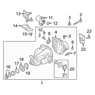 Toyota OE - Rear Suspension - Axle & Differential