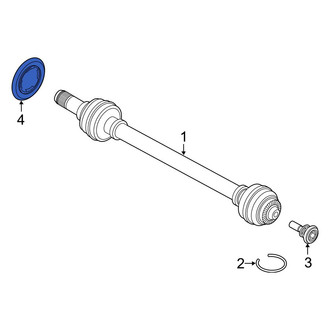 Toyota OE - Rear CV Joint Oil Seal Dust Shield