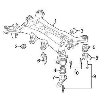 Toyota OE - Rear Suspension Mounting