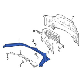Toyota OE - Rear Outer Trunk Trim Panel