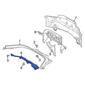 Toyota OE - Rear Inner Trunk Trim Panel
