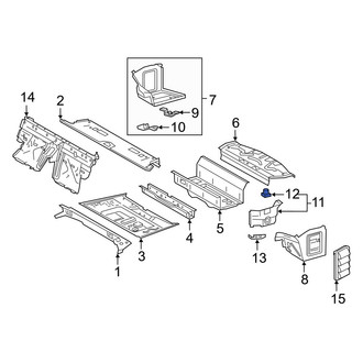 Toyota OE - Frame Side Member Reinforcement Nut
