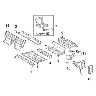 Toyota OE - Rear Body & Floor - Floor