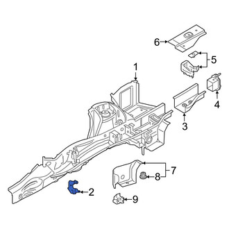 Toyota OE - Left Frame Side Member Bracket