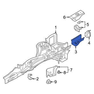 Toyota OE - Left Upper Frame Side Member Reinforcement