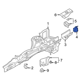Toyota OE - Rear Left Frame Rail End