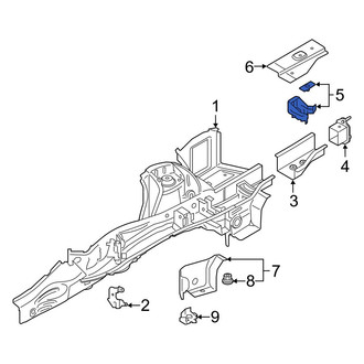 Toyota OE - Left Suspension Crossmember Reinforcement