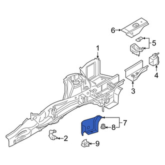 Toyota OE - Rear Right Lower Frame Side Member Reinforcement