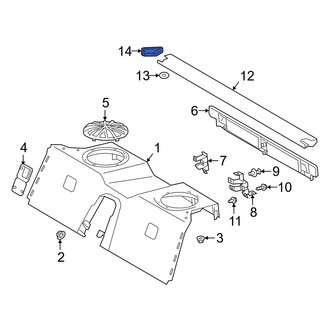 Toyota OE - Left Trunk Trim Panel Insert
