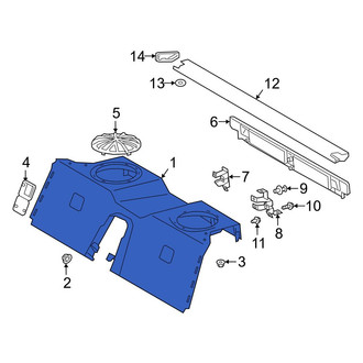 Toyota OE - Rear Package Tray Trim