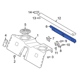 Toyota OE - Rear Package Tray Trim