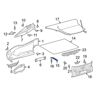 Toyota OE - Floor Cover Panel Bracket