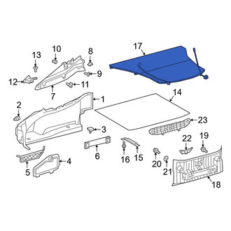 Toyota OE - Rear Luggage Compartment Cover