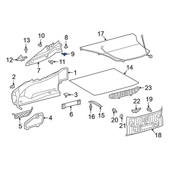 Toyota OE - Trunk Trim Panel Screw