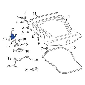 Toyota OE - Rear Liftgate Latch