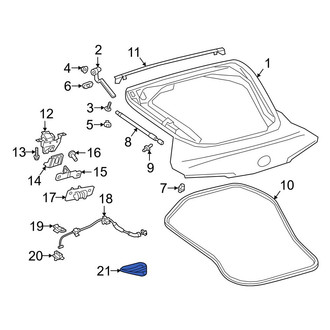 Toyota OE - Rear Liftgate Pull Handle