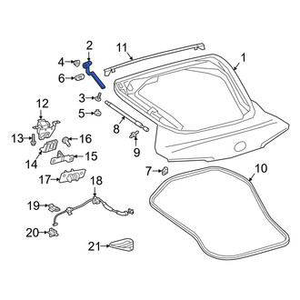Toyota OE - Rear Left Liftgate Hinge