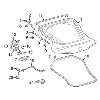 Toyota OE - Liftgate Hinge Cap