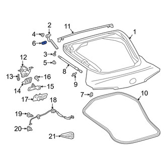 Toyota OE - Liftgate Hinge Cover