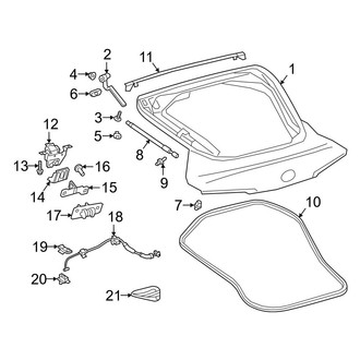 Toyota OE - Lift Gate - Lid & Components