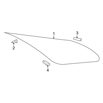 Toyota OE - Lift Gate - Glass
