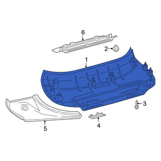 Toyota OE - Rear Lower Liftgate Trim