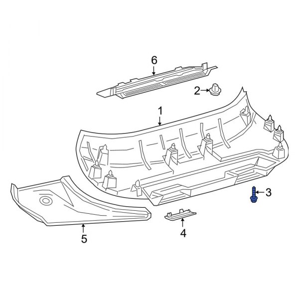 Liftgate Trim Screw