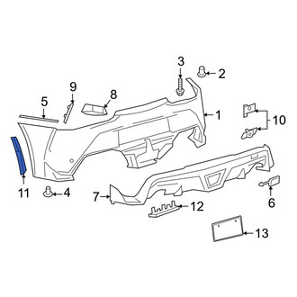 Toyota OE - Rear Left Outer Side Marker Light