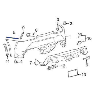Toyota OE - Center Bumper Seal