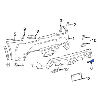 Toyota OE - Rear Tow Eye Cap