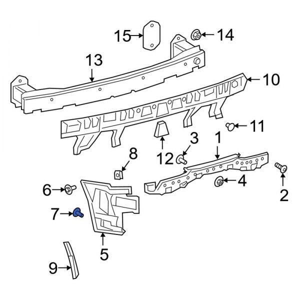 Bumper Guide Bolt