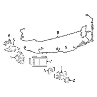 Toyota OE - Rear Bumper - Electrical Components