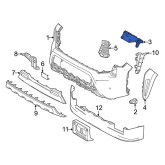Toyota OE - Front Right Bumper Guide