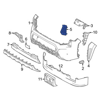 Toyota OE - Front Left Lower Grille