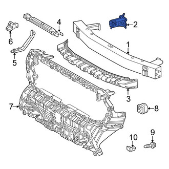 Toyota OE - Front Right Bumper Impact Bar Bracket