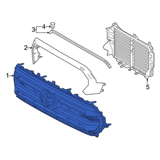 Toyota OE - Front Upper Grille