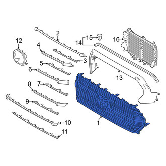 Toyota OE - Front Upper Grille