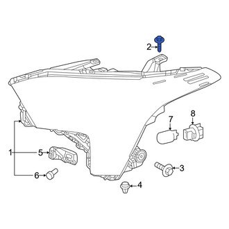 Toyota OE - Headlight Mounting Screw
