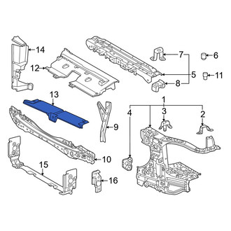 Toyota OE - Front Upper Radiator Support Baffle